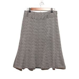 Vintage Susan Bristol Herringbone Flare Skirt Size 8